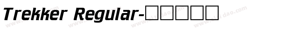 Trekker Regular字体转换